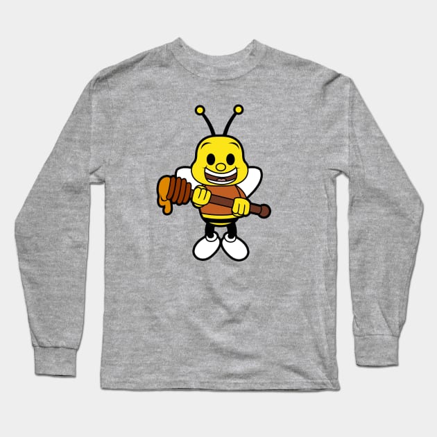 Buzz The Honey Nut Cheerios Bee Long Sleeve T-Shirt by liora natalia